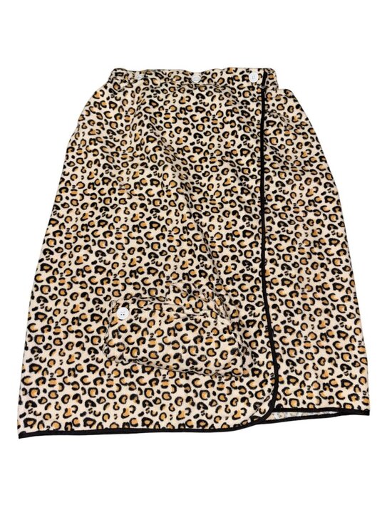 Other - Animal print Two Piece Towel Set -Body Wrap and Hair